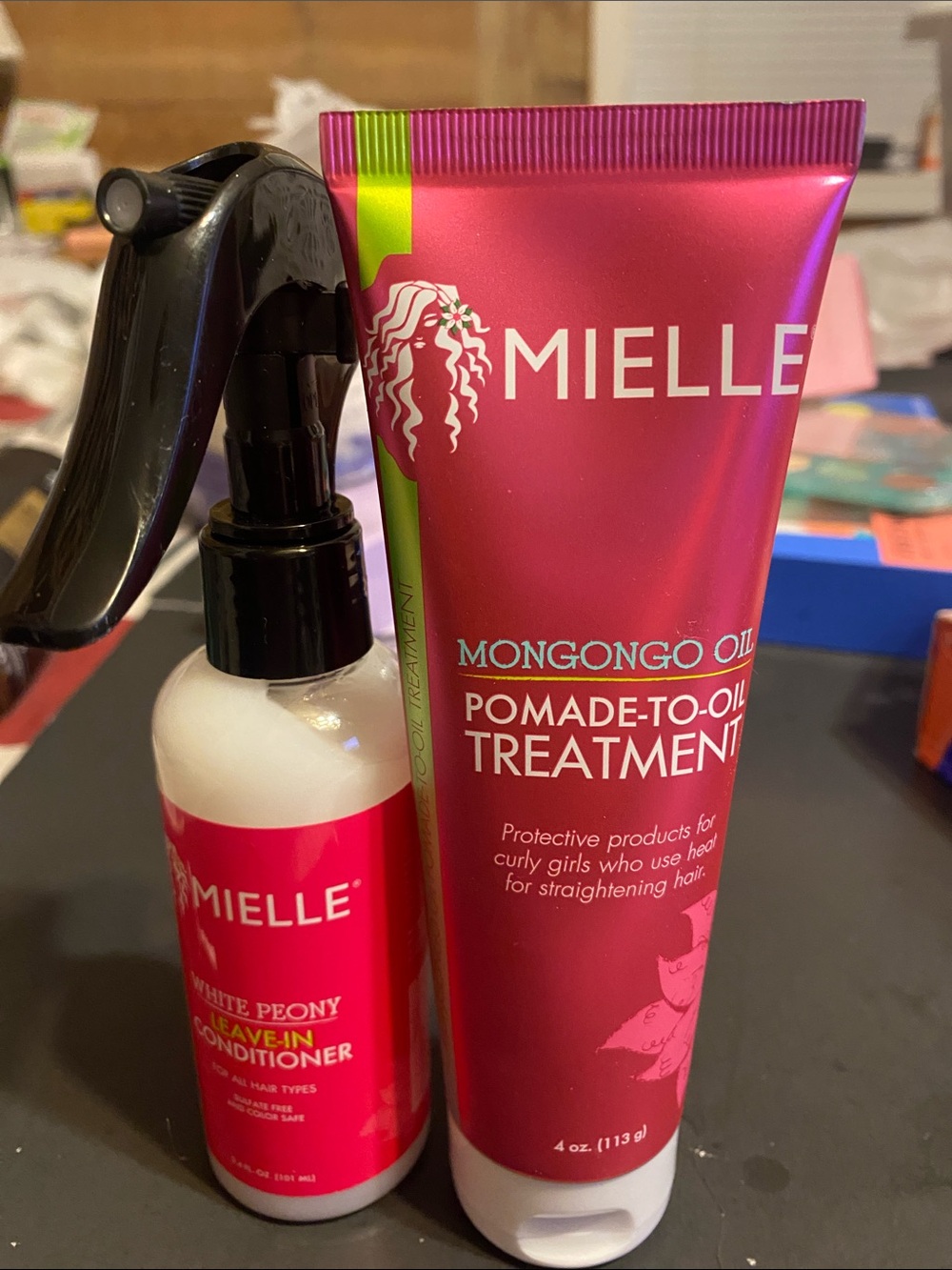 Mielle Mongongo Oil Pomade-to-Oil Treatment — Pink